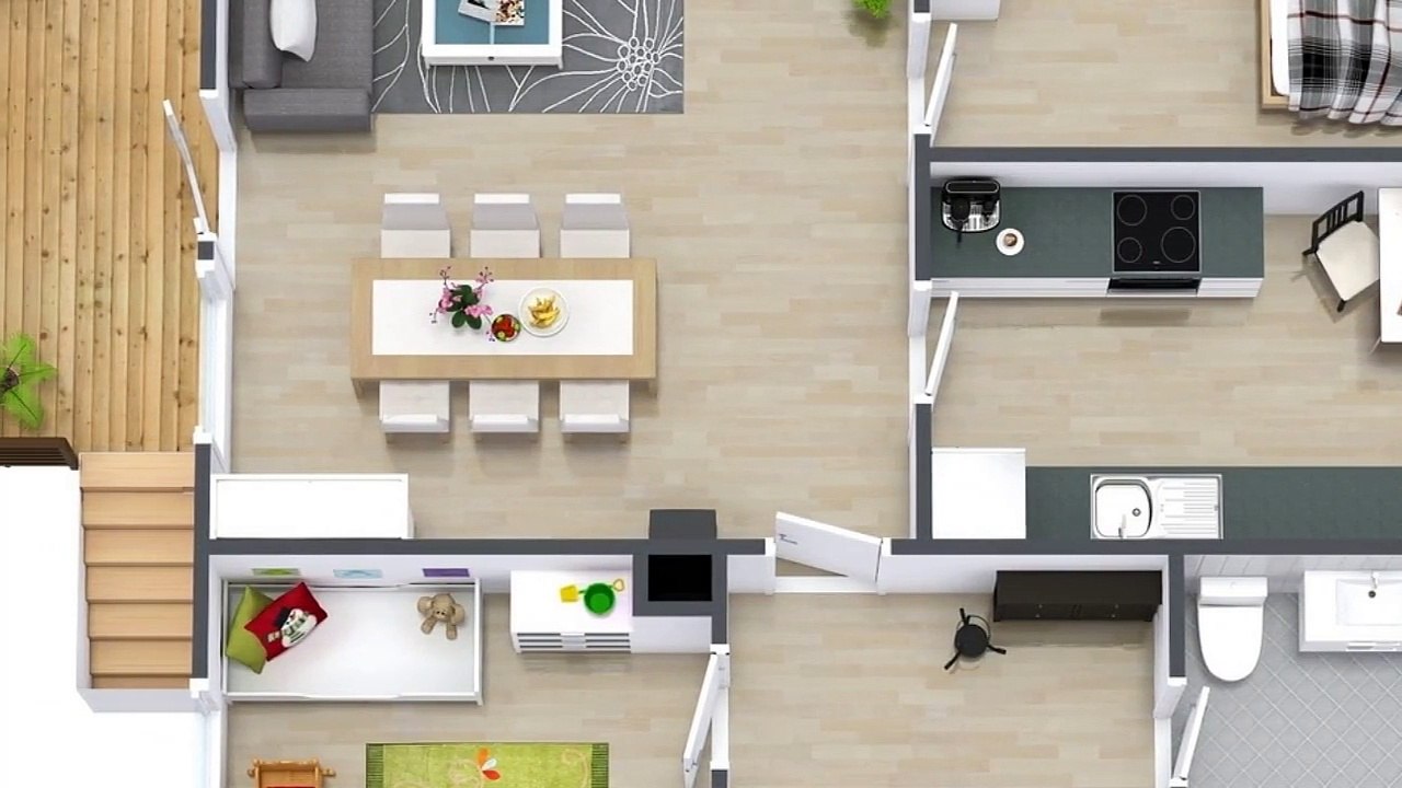 Simple Bedroom House Plans