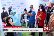 Violeta Bermúdez y Fiorella Molinelli piden a la población asistir a la vacunación