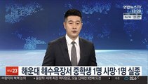 해운대 해수욕장서 중학생 1명 사망·1명 실종