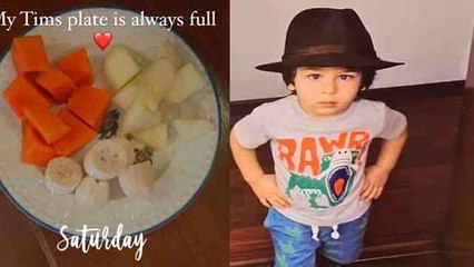 क्या Kareena Kapoor Khan ने Taimur Ali Khan की Share की Diet Photo? जानिए सच | FilmiBeat