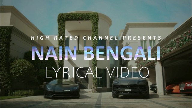 Nain Bengali: Guru Randhawa | Official Lyrical Video | David Zennie | Vee | New Punjabi Songs