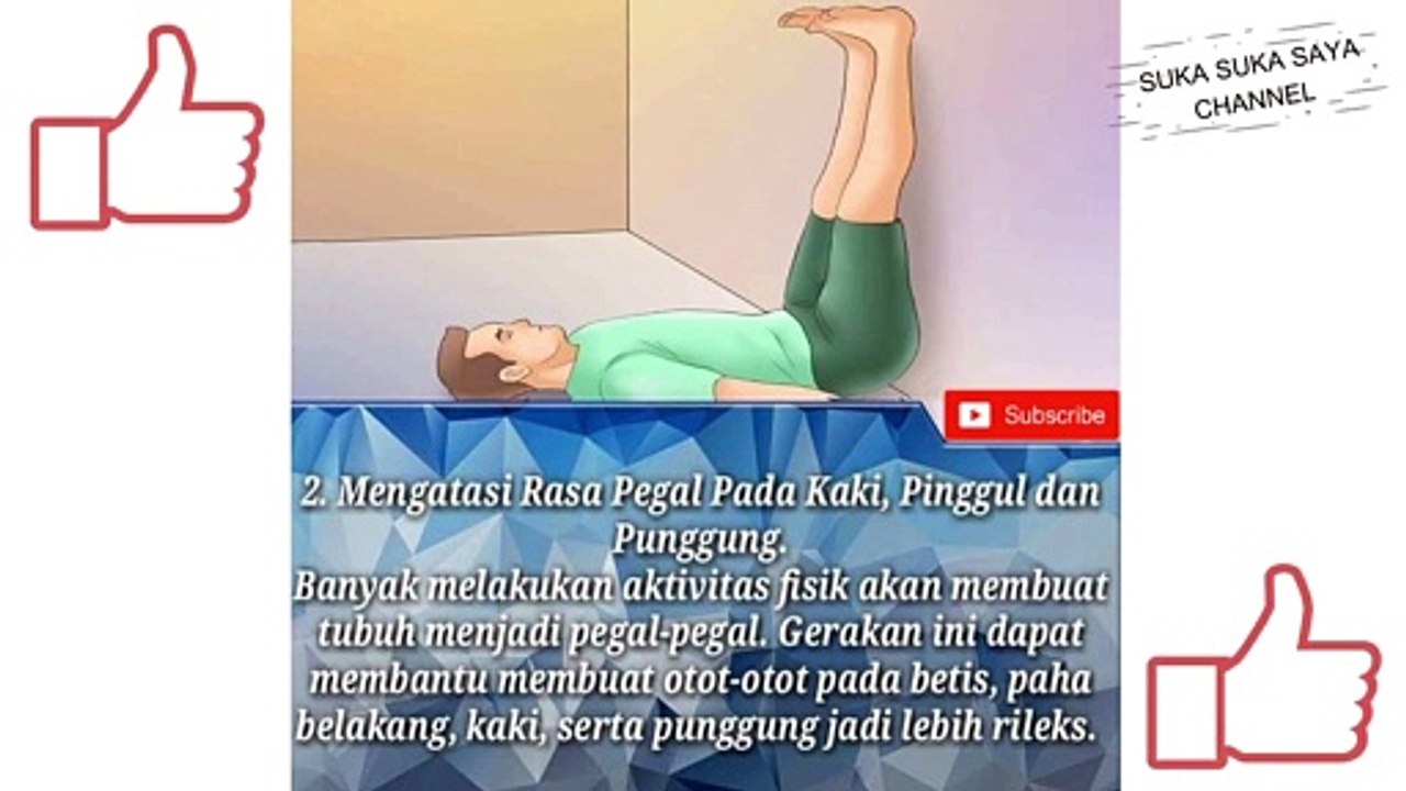 Tips Menempelkan Kaki Pada Dinding -- Tips for sticking your feet on the wall