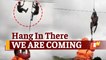 Watch: Power Dept Staff Hanging On Cables Over Flooded River In Maharashtra Rescued By NDRF