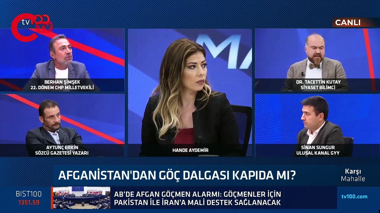 Berhan Şimşek ile Tacettin Kutay arasında yaşanan gerginlik sonrasında bir anda tansiyon yükseldi.