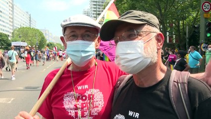 Újra tömegek vonultak fel a berlini Pride-on