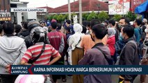 Karna Informasi Hoax, Warga Berkerumun Untuk Vaksinasi