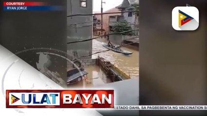 下载视频: Ilang residente sa Brgy. Almacen, Bataan, inilikas dahil sa hanggang leeg na baha; ilang lugar sa Olongapo City, nakaranas din ng malawakang pagbaha; magkasintahan, itinuloy ang pagpapakasal sa kabila ng masamang panahon at lindol