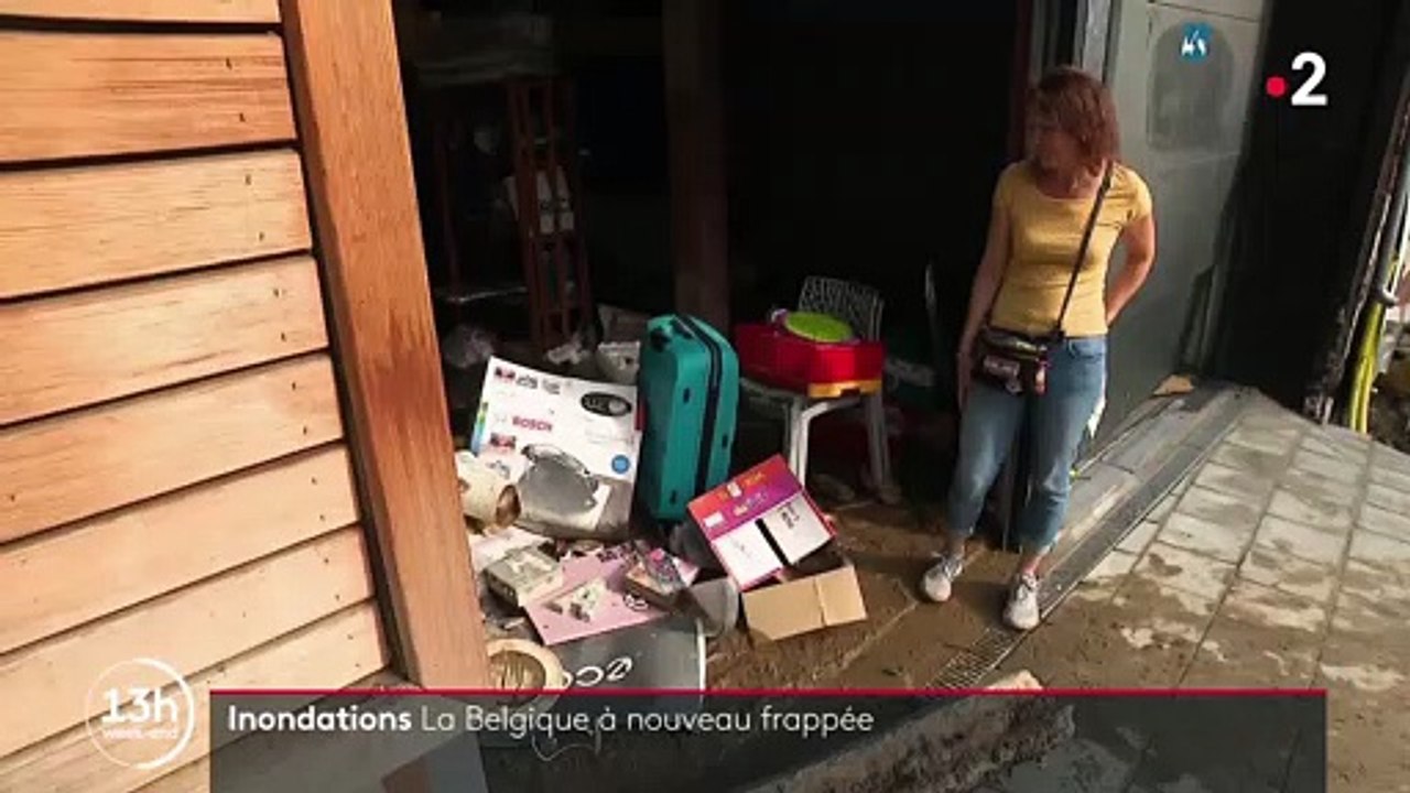 Belgique : Découvrez les images impressionnantes des nouvelles inondations dans la province de Namur - Un torrent emporte même des voitures