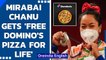 Mirabai Chanu's Pizza wish comes true with Domino's pizza for life| Oneindia News