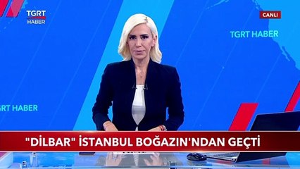 256 Milyon Dolarlık Süper Yat 'Dilbar' İstanbul Boğazı'ndan Geçti