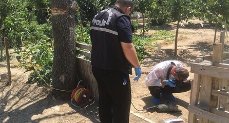 Taşlama makinesiyle ağaç budarken boğazını kesti