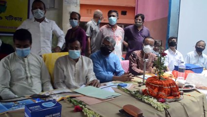 বাংলাদেশ হিন্দু কল্যাণ ফাউন্ডেশনের এম্বুলেন্স সার্ভিস উদ্বোধনে যশোদা জীবন দেবনাথ