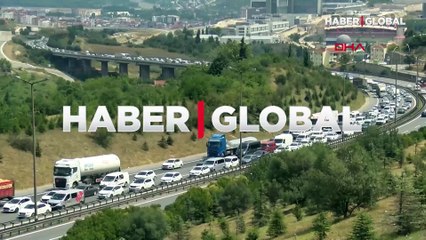 Dönüş yolunda zincirleme kaza! TEM'de trafik kilitledi