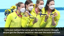 Australia win 500th Olympic medal with gold in 4x100m women's freestyle