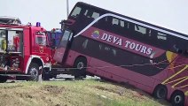 Croazia: bus si ribalta in autostrada, morti e feriti