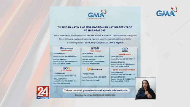 Mga apektado ng Bagyong Fabian at Hanging Habagat, hinatiran ng tulong ng Kapuso Foundation | 24 Oras Weekend