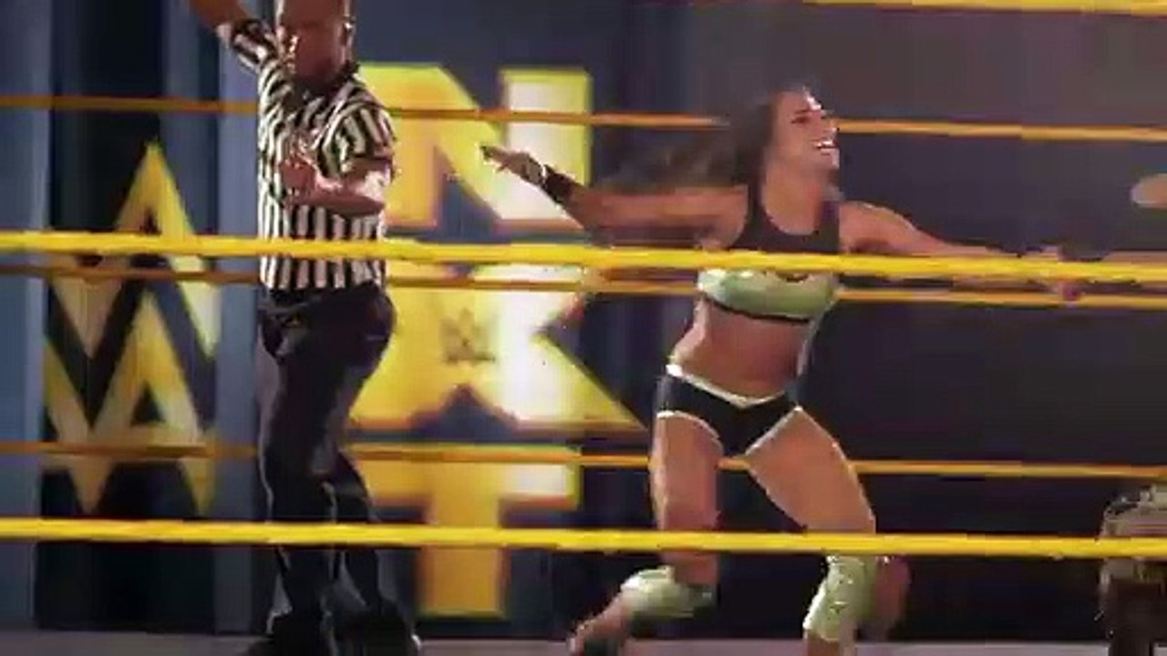 NXT Vanessa Borne & Aliyah wrestle Kacy Catanzaro & Jessie 4K / WWE