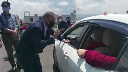 Vali Öner, trafik denetimine katıldı