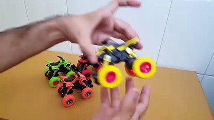 Unboxing and Review of Push and Go Crawling Toy  Pull Back Car Truck Toy Set