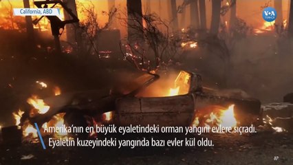 California’da Evler Yanıyor