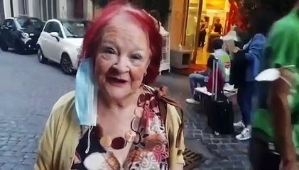 Roma - Via Margutta - Maria Ferloni giornalista e Critico d'arte