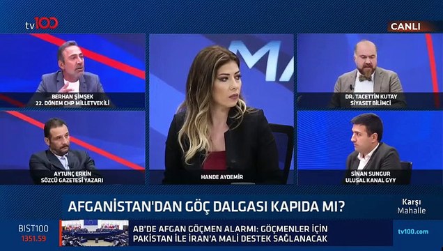 Canlı yayında büyük kavga! Berhan Şimşek ile Tacettin Kutay birbirine girdi
