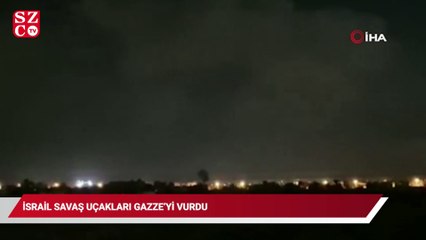 Download Video: İsrail savaş uçakları Gazze’yi vurdu