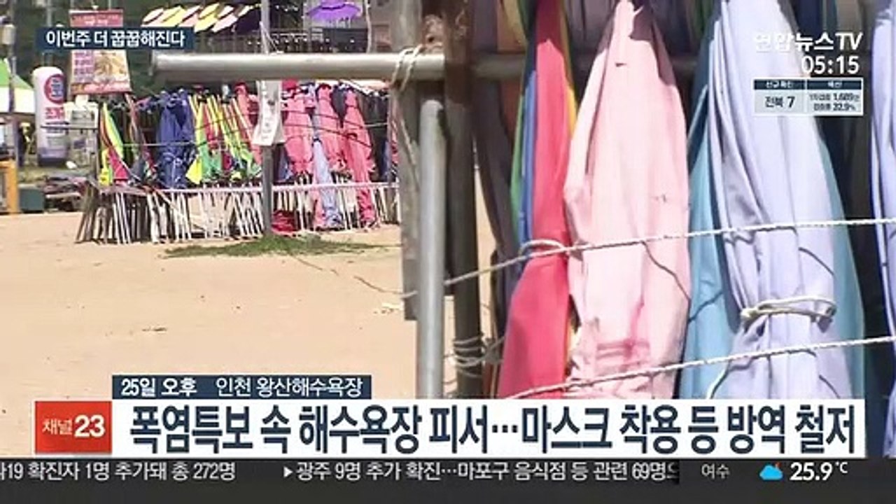 서울 닷새 연속 35도↑…태풍 영향 불쾌감 상승