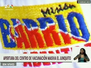 Caracas | Nuevo centro de vacunación masiva contra la Covid-19 es inaugurado en El Junquito