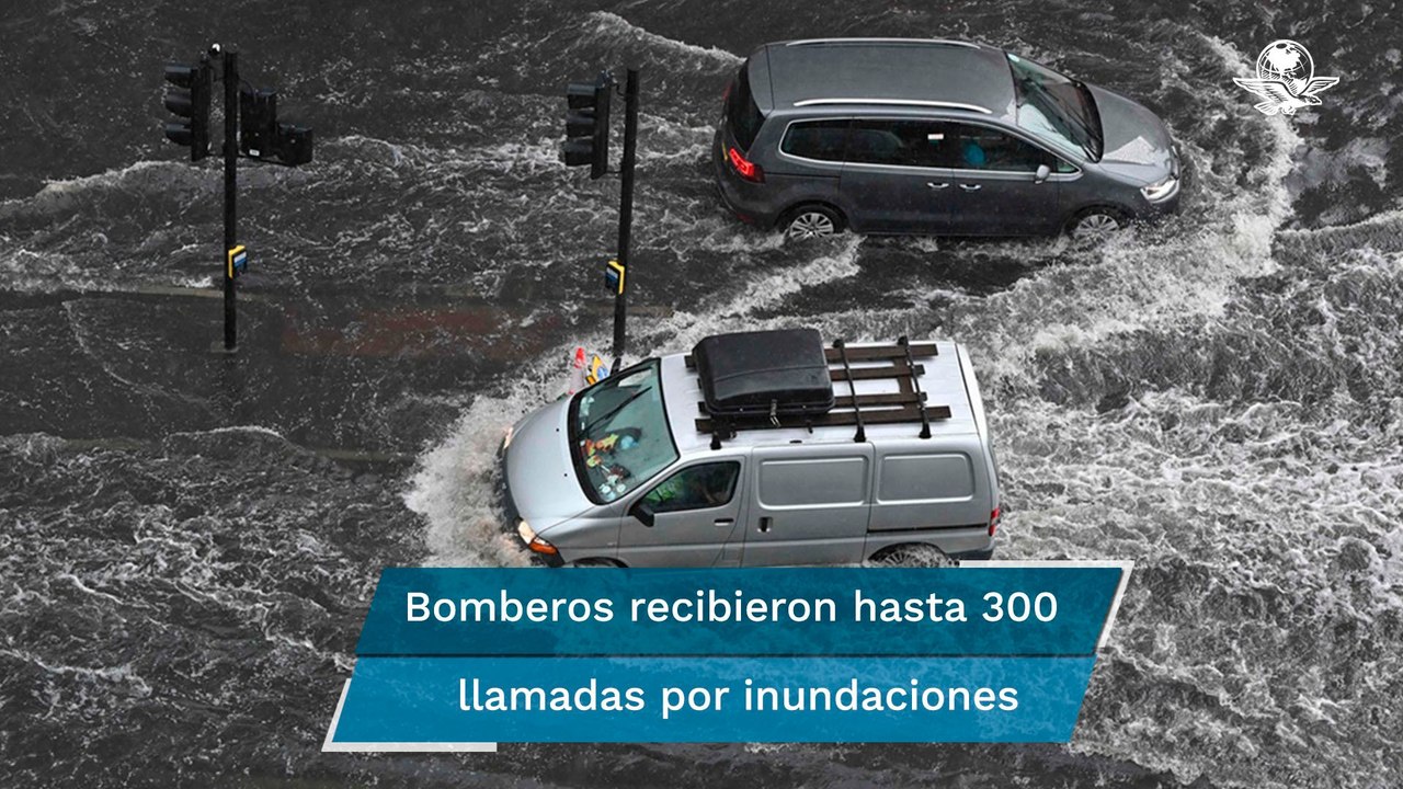 Inundaciones alcanzan a Londres; captan varias zonas anegadas en la ciudad