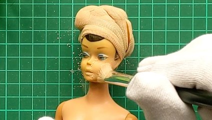 How a 1960s Swirl Ponytail Barbie doll is professionally restored