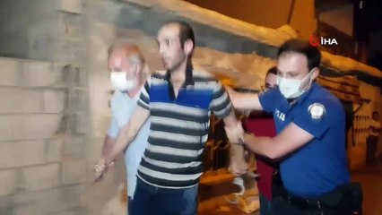 Annesini, eşini ve beş çocuğunu rehin aldı