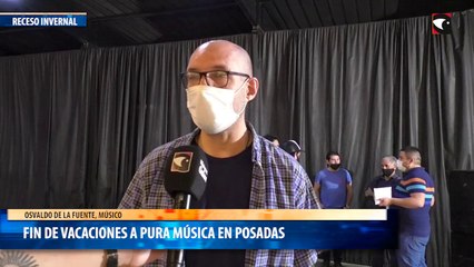 Fin de vacaciones a pura música en Posadas