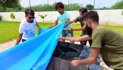 We Made Super Big Polythene Tower Using Fan