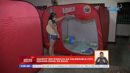 Mahigit 200 pamilya sa Valenzuela City, inilikas dahil sa baha | UB