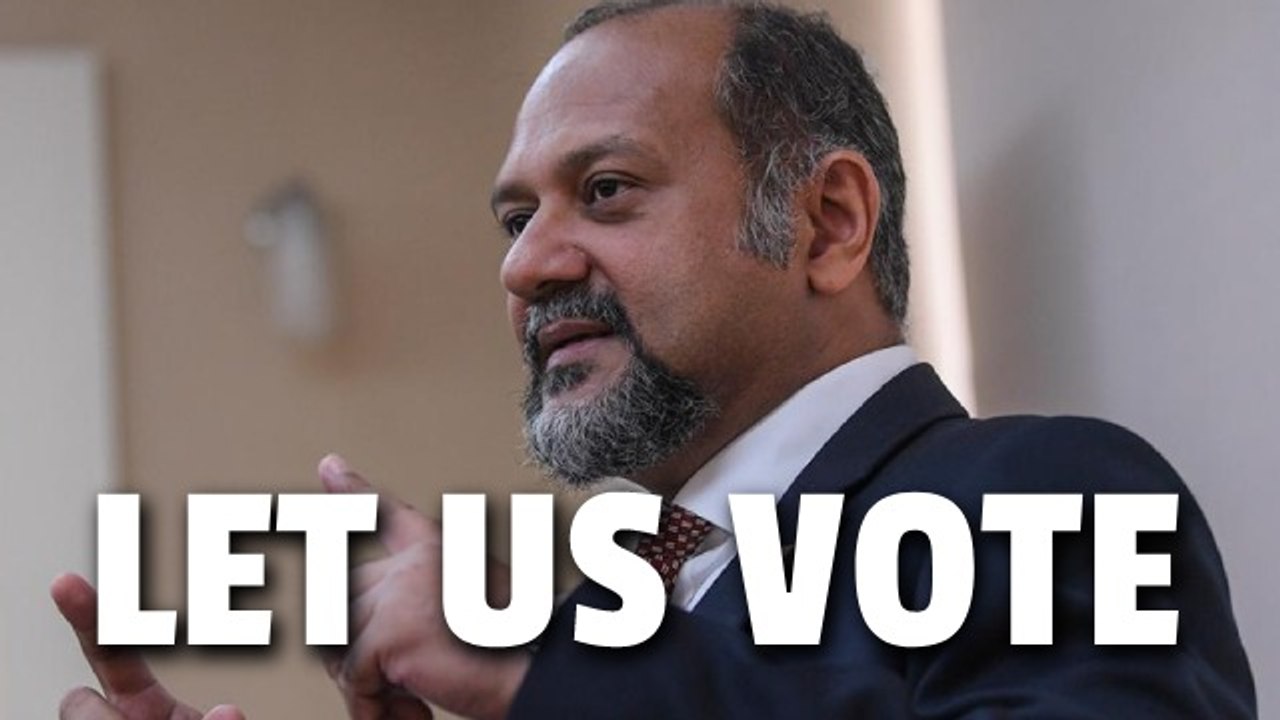 Why is there no room for voting, Gobind questions Speaker in Parliament