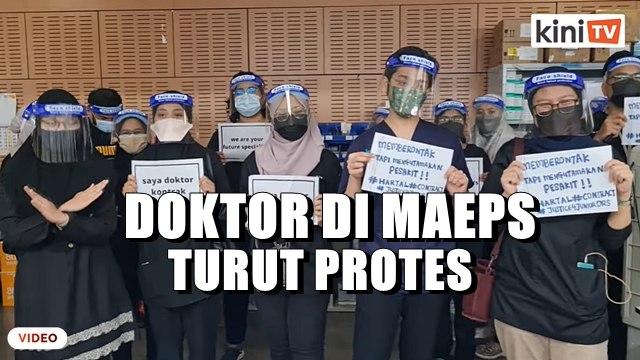 Doktor kontrak di MAEPS turut sertai protes, polis arah batal