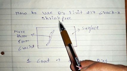 How to use Dr Fixit 217 crack x shrinkfree