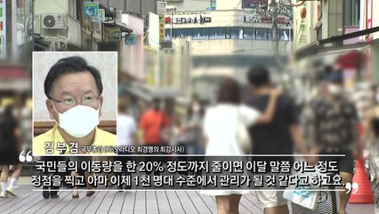 [더뉴스] 김부겸 "지금 상태로 가면 8월 말 2천∼3천 명 확진" / YTN