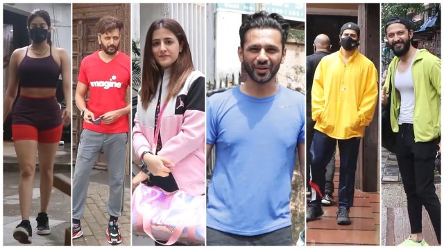 Janhvi Kapoor, Varun Dhawan, Riteish Deshmukh, Nupur Sanon, Rahul Vaidya & Vatsal Seth Snapped