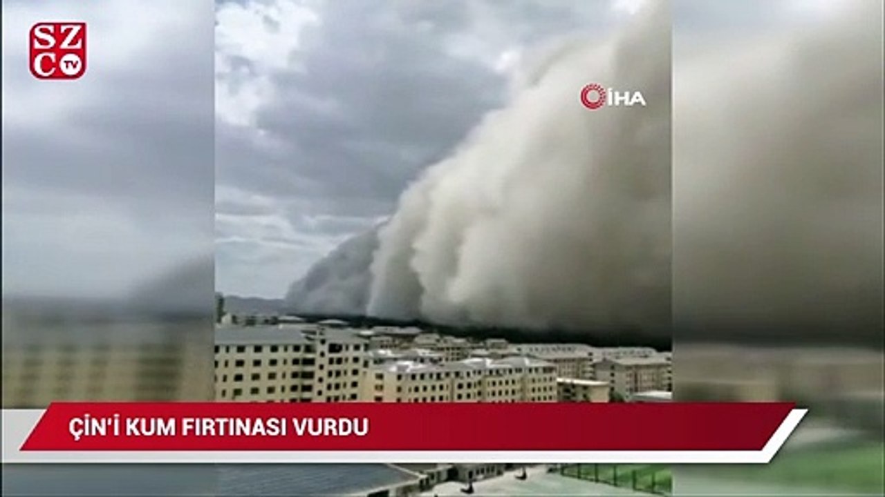 Çin’i kum fırtınası vurdu