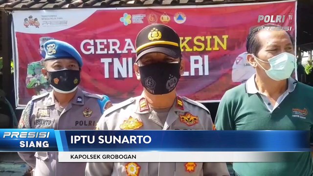 Polsek Grobokan Lakukan Vaksinasi Massal Jemput Bola ke Pelosok Desa