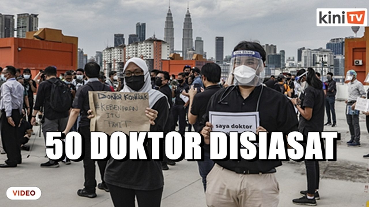 Ingkar SOP: Polis siasat 50 doktor kontrak sertai protes di HKL