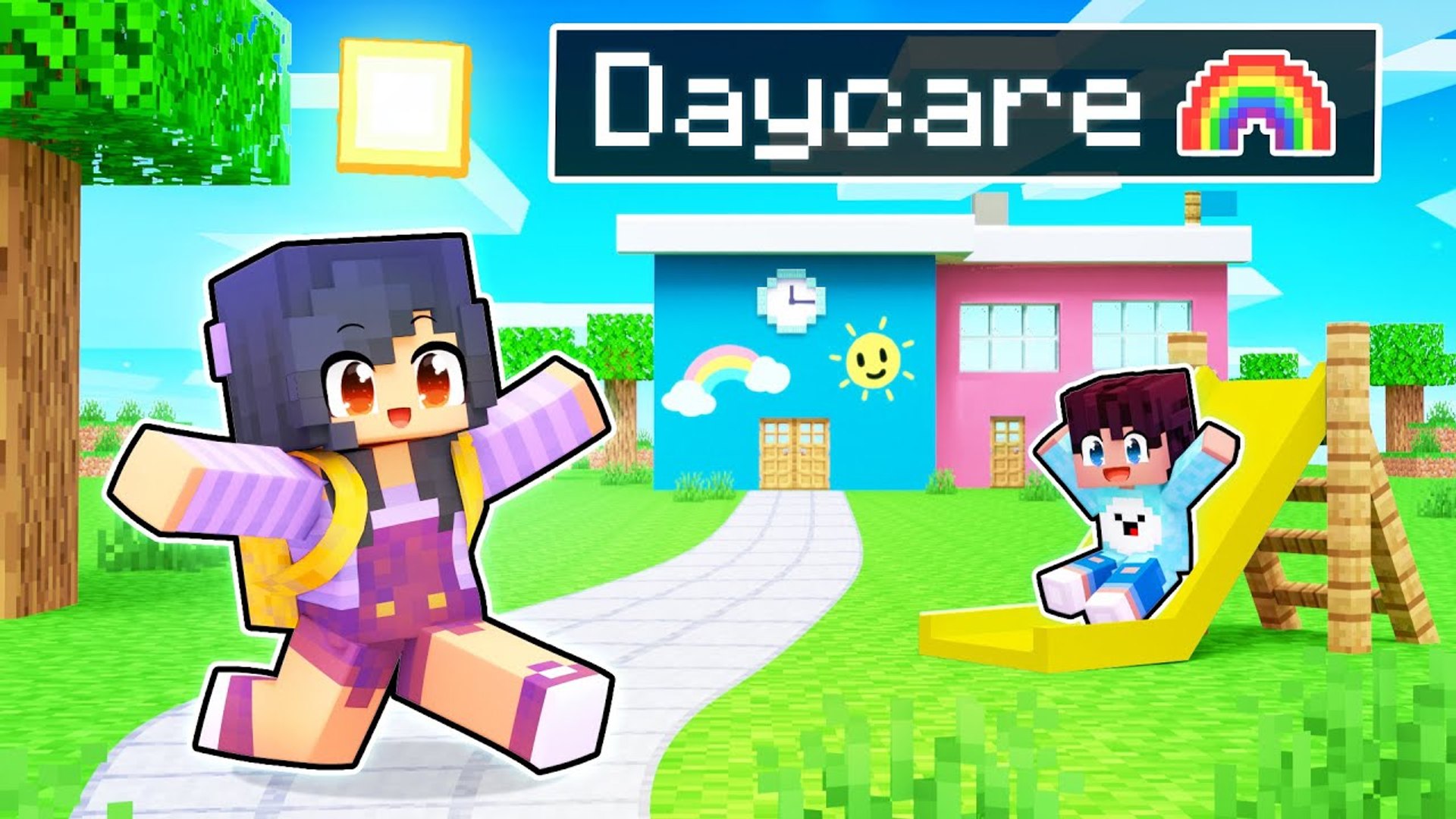 Opening Our New DAYCARE In Minecraft