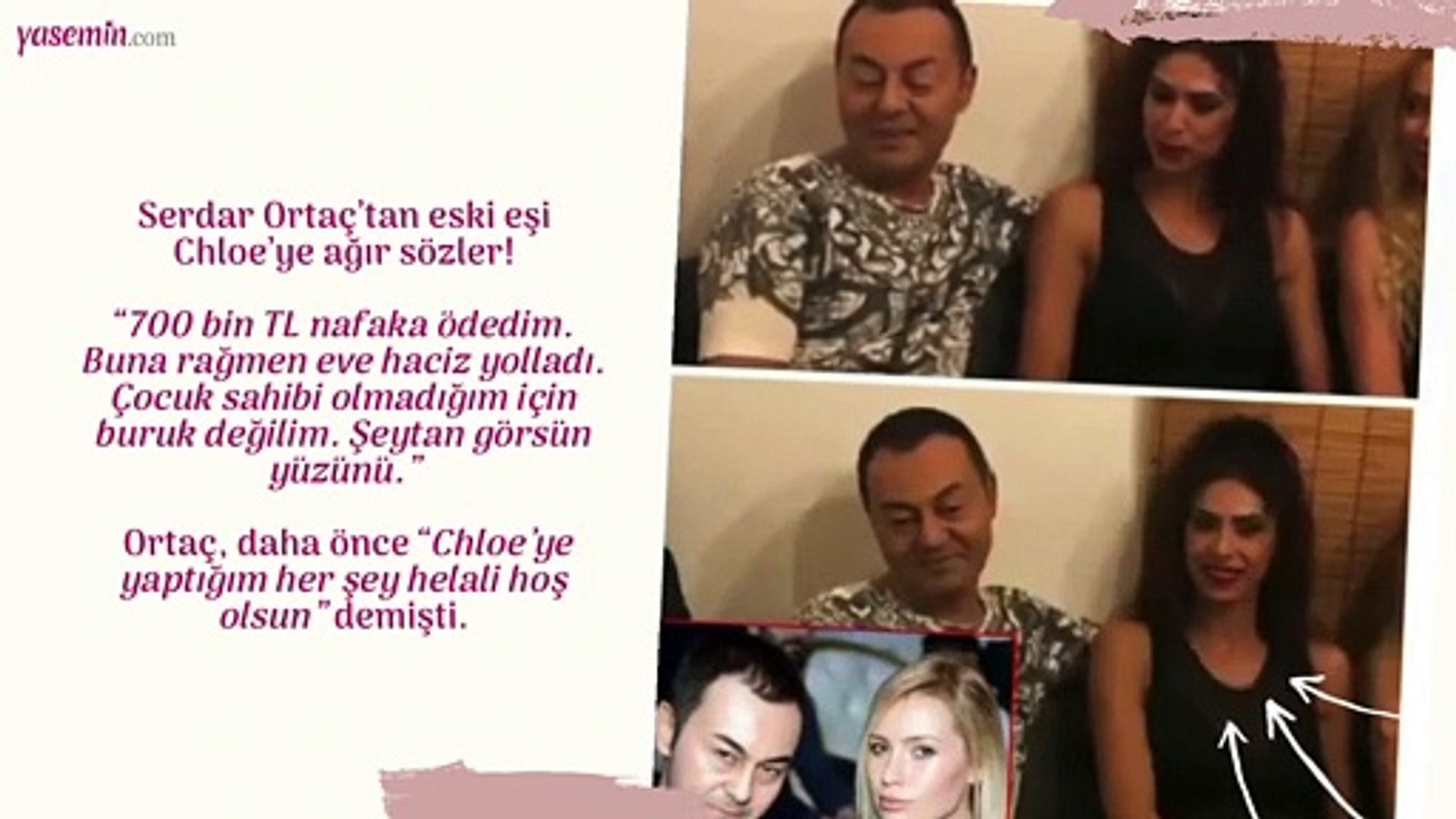 Serdar Ortac Tan Eski Esi Chloe Ye Agir Sozler Dailymotion Video