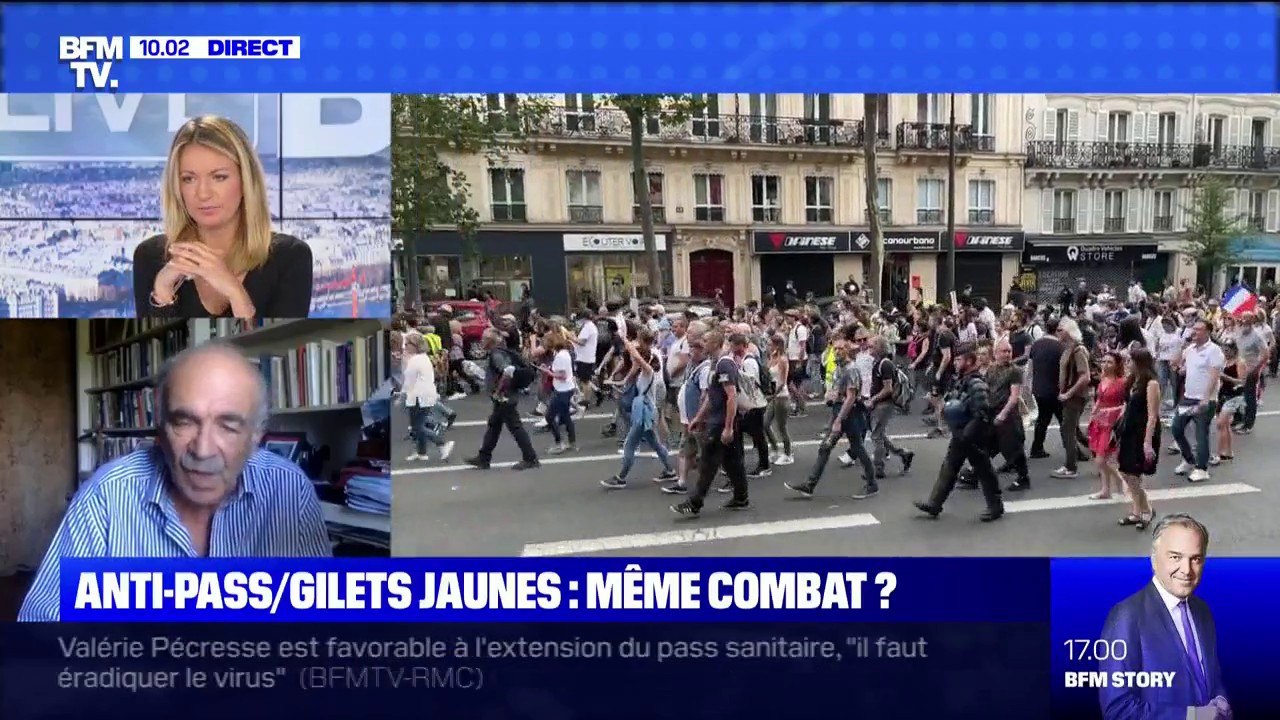 Manifestations contre la politique sanitaire: pour le sociologue Michel Wieviorka, "ce mouvement comporte des dimensions anti-vaccins, de critiques liberticides et est aussi porté par de l'anti-Macron"