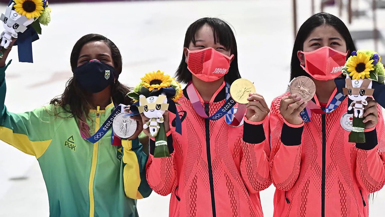 Doppelsieg für Dreizehnjährige: Teenager mischen Olympia in Tokio auf
