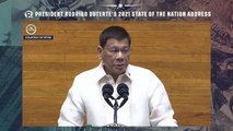 In his last SONA, Duterte thanks frontliners