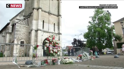 Cérémonie en hommage au père Hamel assassiné il y a cinq ans