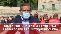 Madrid no se plantea la vuelta a las mascarillas en exteriores ni toque de queda